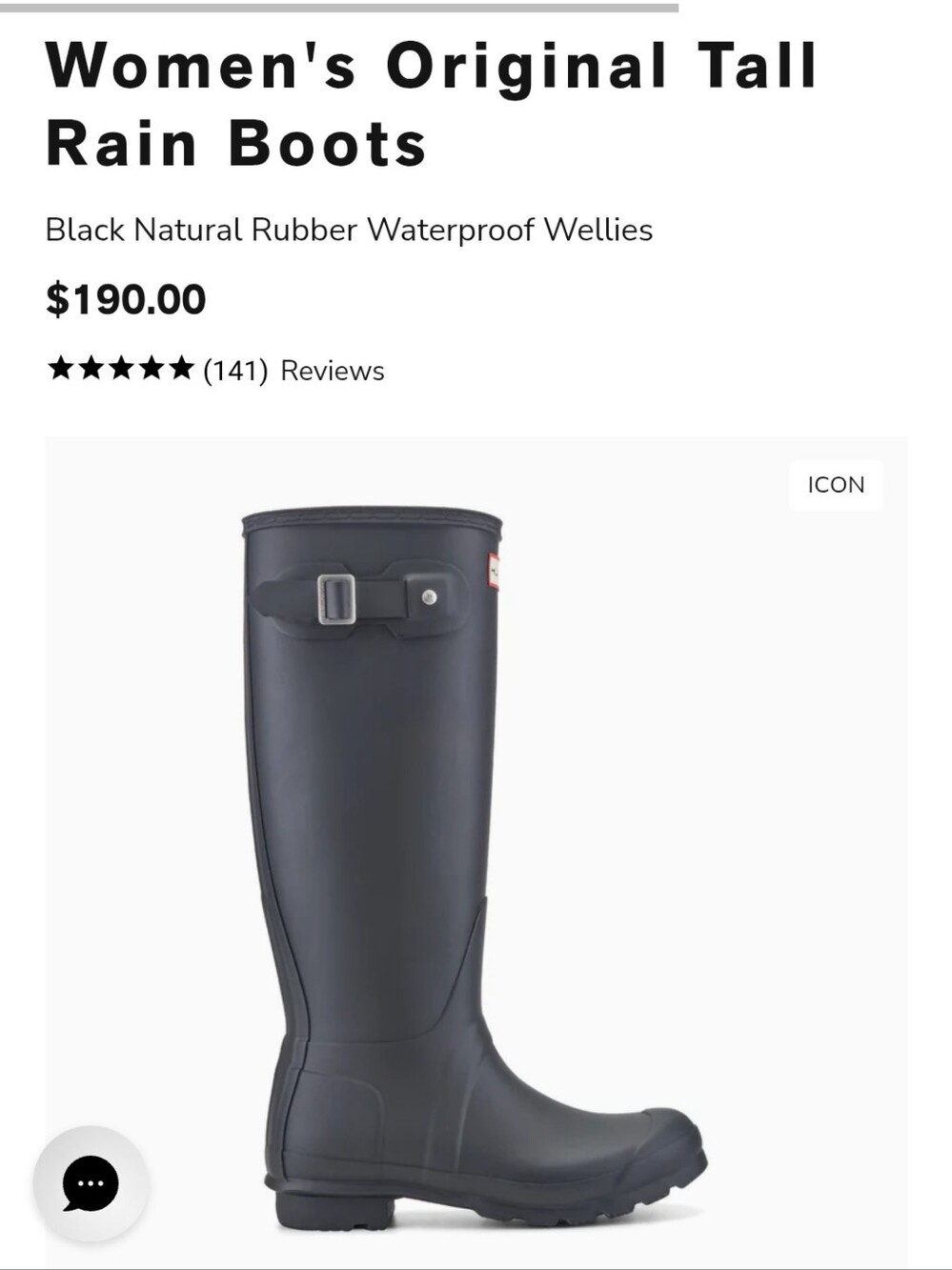Hunter Original Classic Rain Boots